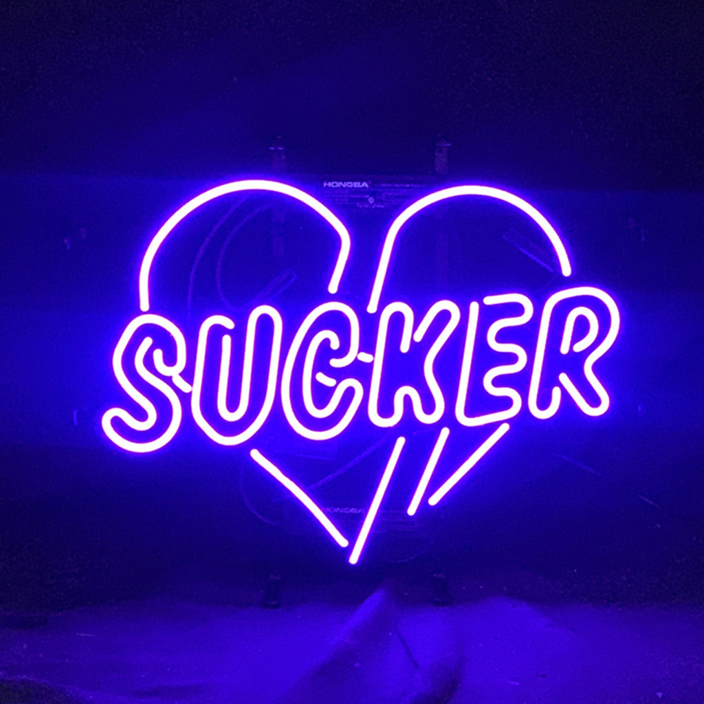 Sucker Heart Neon Signs Neon Signs Land