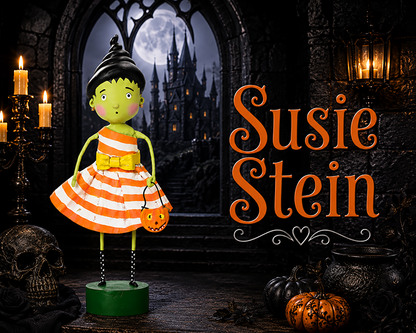 Susie Stein Halloween Figurine by Lori Mitchell *NEW FOR 2025*