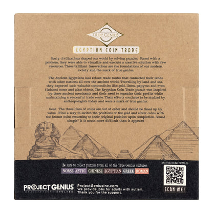 Egyptian Coin Trade - Column Swap Brainteaser - Creative Freedom Collective