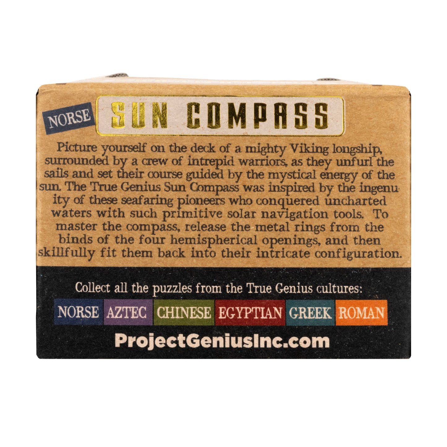Viking Sun Compass - Metal Puzzle