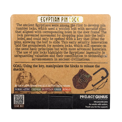 Pin Lock - Unlock the Wisdom of the Pharaohs