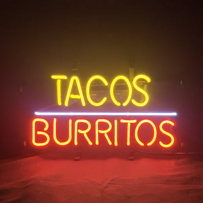 Tacos Burritos Neon Signs Neon Signs Land