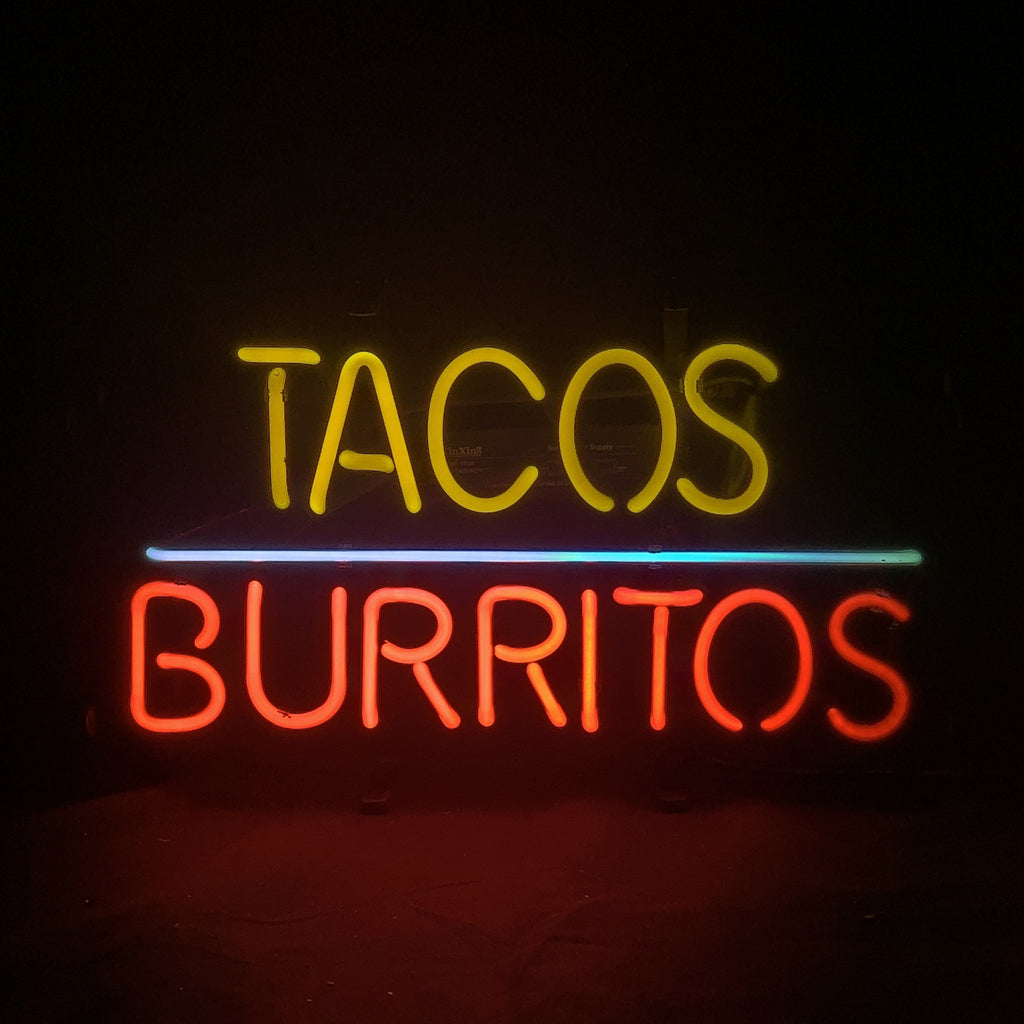 Tacos Burritos Neon Signs Neon Signs Land