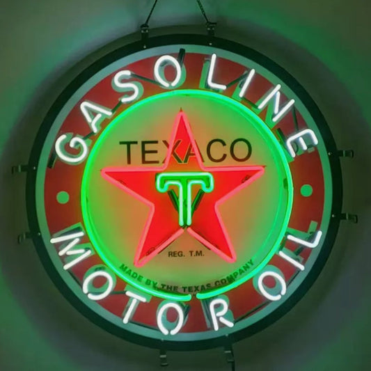 Texaco Gasoline Motor Oil Neon Signs Neon Signs Land