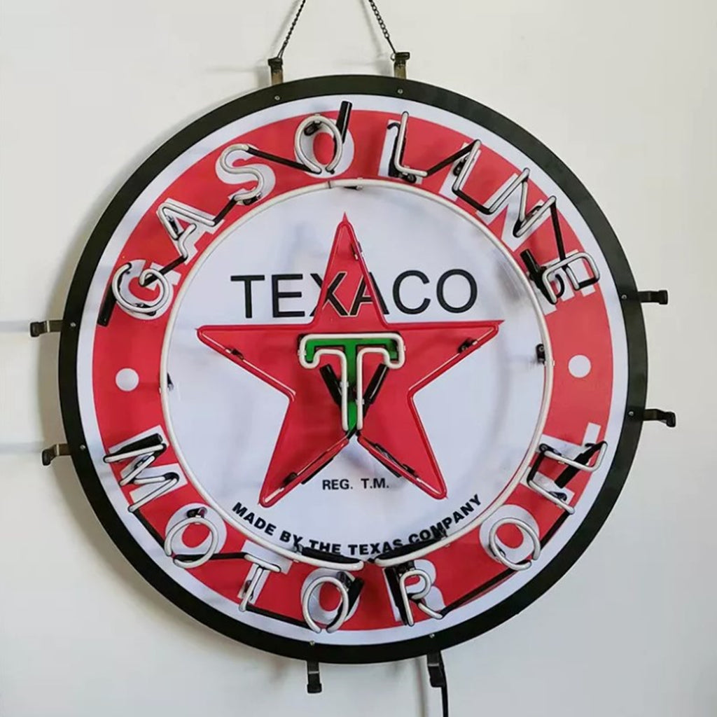 Texaco Gasoline Motor Oil Neon Signs Neon Signs Land