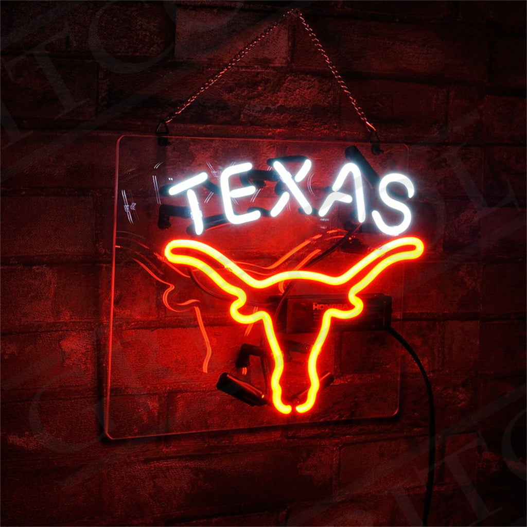 Texas Longhorn Neon Signs Neon Signs Land