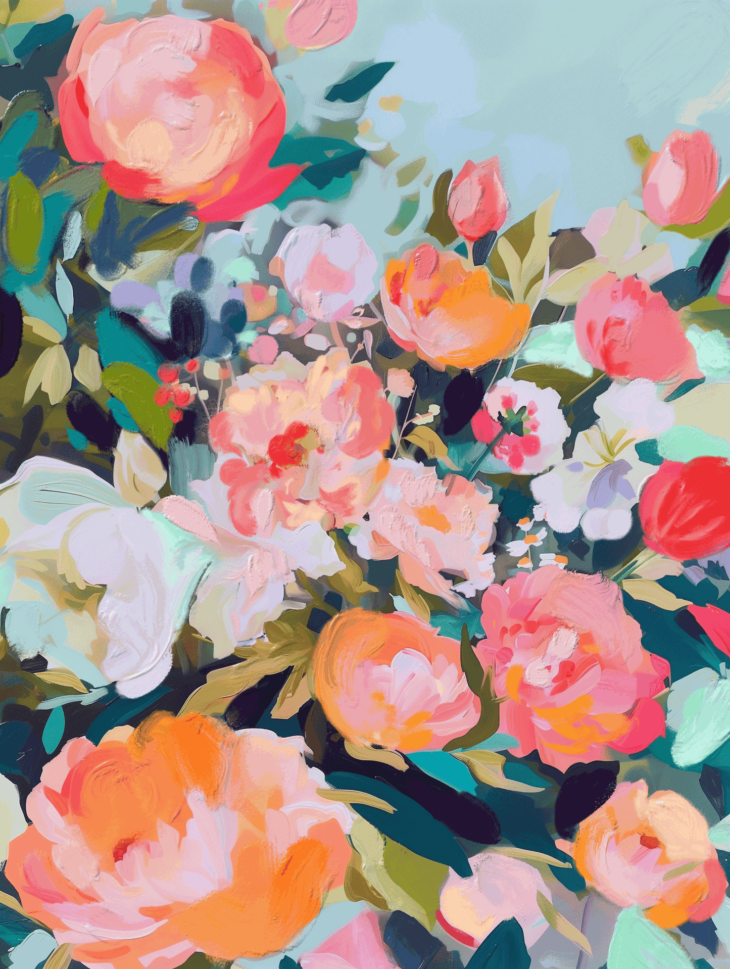 The Garden Wakes - Original Painting