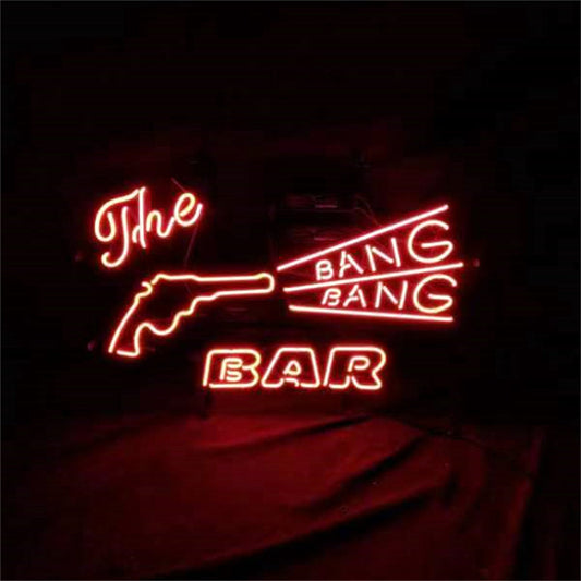 The Bang Bang Bar Gun Neon Light Sign Neon Signs Land