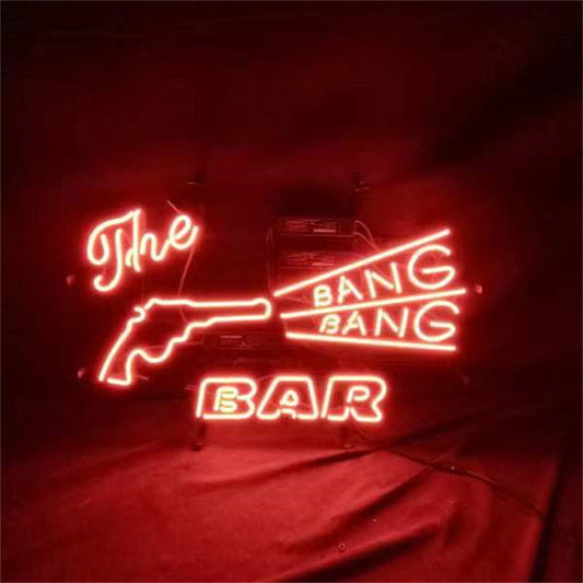 The Bang Bang Bar Gun Neon Light Sign Neon Signs Land