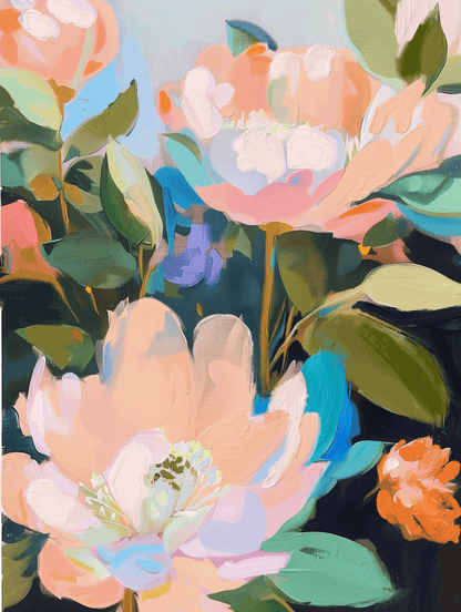 The Peonies Arrived Today - Original Painting
