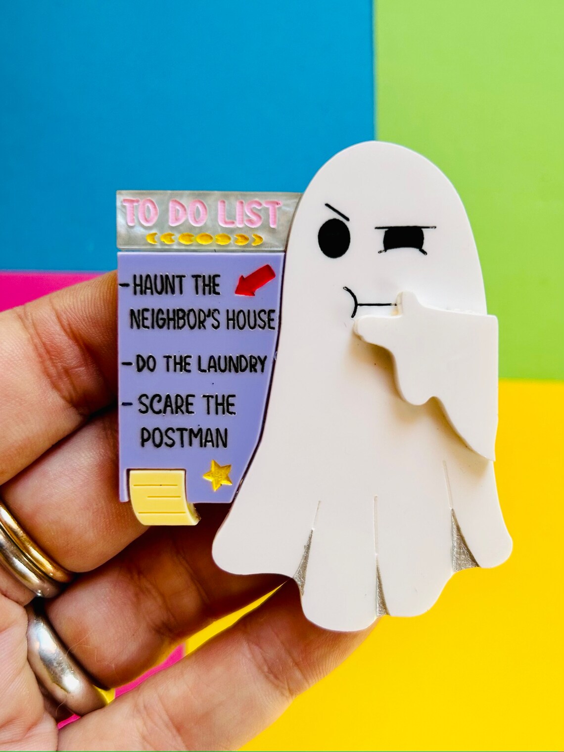 To Do List Acrylic Brooch by Makokot Design Quirks!