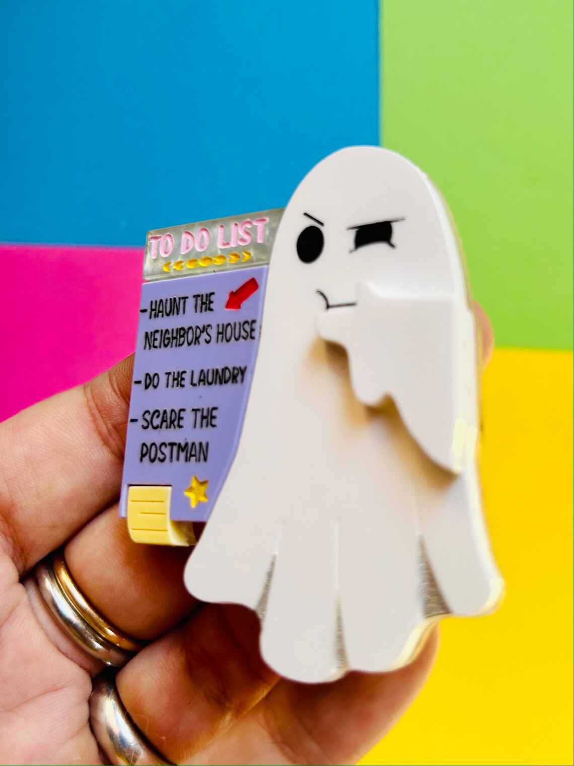 To Do List Acrylic Brooch by Makokot Design Quirks!