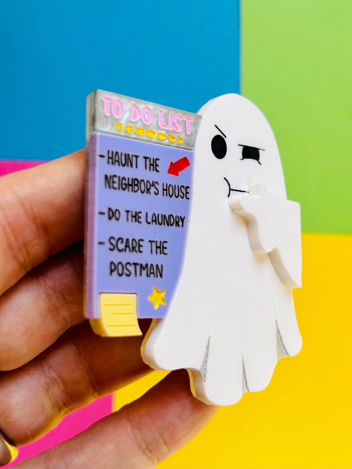 To Do List Acrylic Brooch by Makokot Design Quirks!