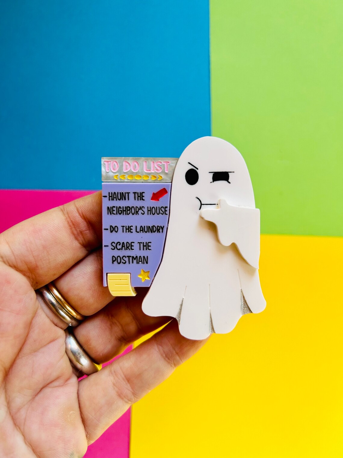 To Do List Acrylic Brooch by Makokot Design Quirks!