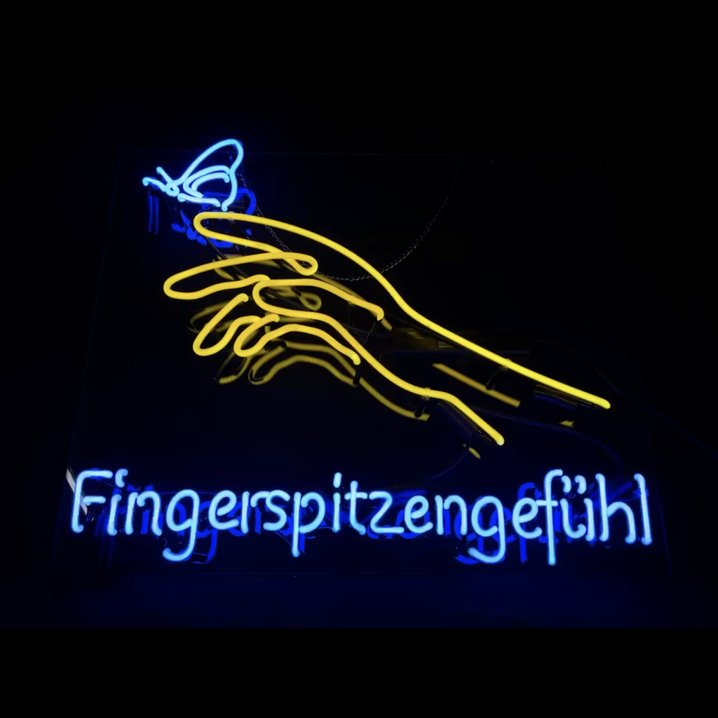 Touch Butterfly Fingerspitzengefuhl Neon Signs Neon Signs Land