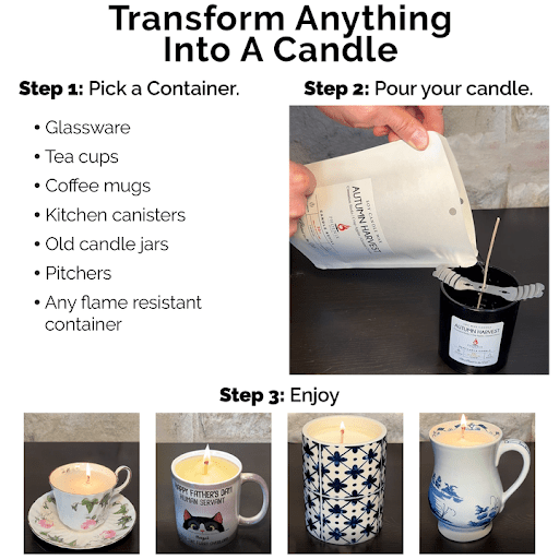 Teakwood - Candle - Making Kit - Creative Freedom Collective