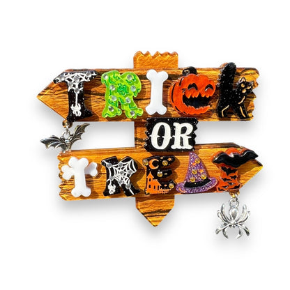 Trick or Treat Brooch by Lipstick & Chrome Quirks!