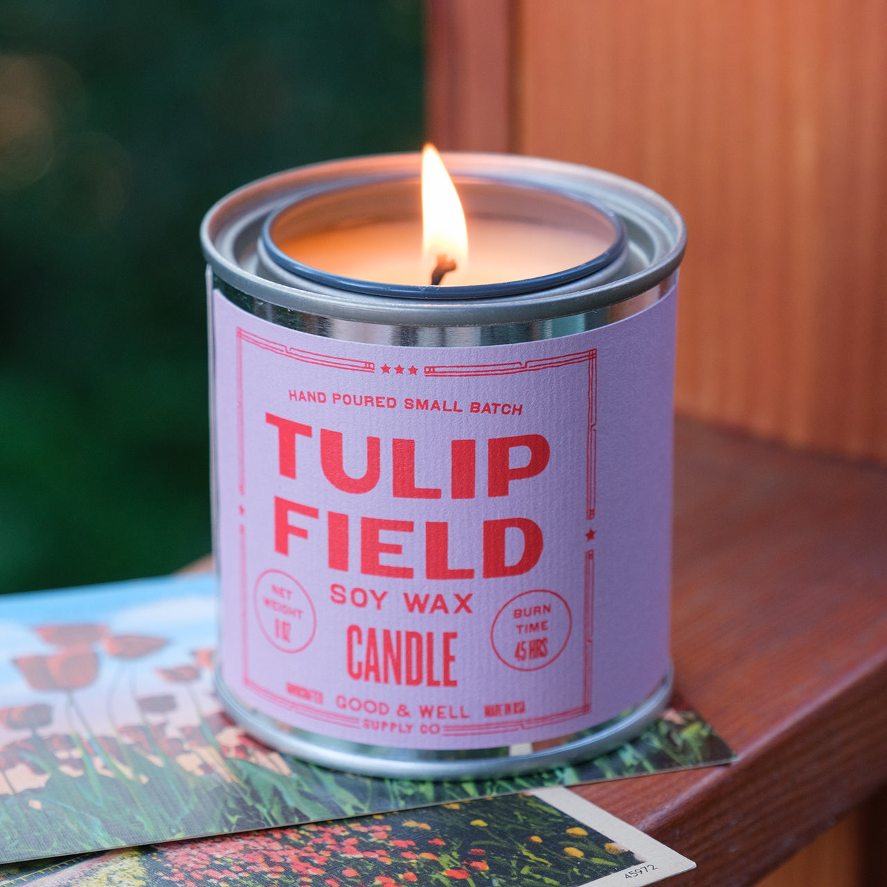 Tulip Field Happy Place Candle Good & Well Supply Co.