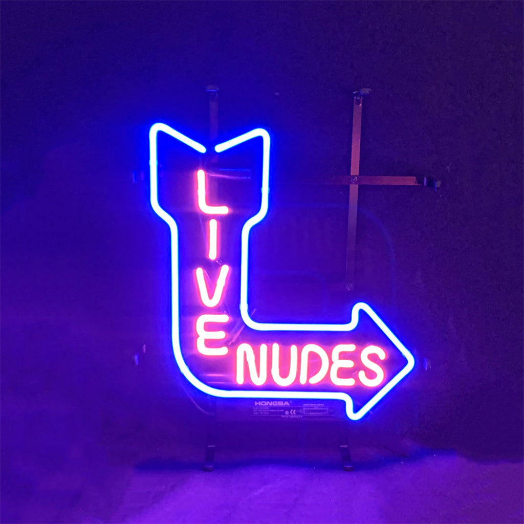 Turn Right Arrow Live Nudes Neon Signs Neon Signs Land