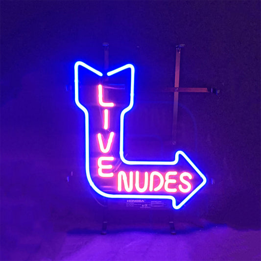 Turn Right Arrow Live Nudes Neon Signs Neon Signs Land