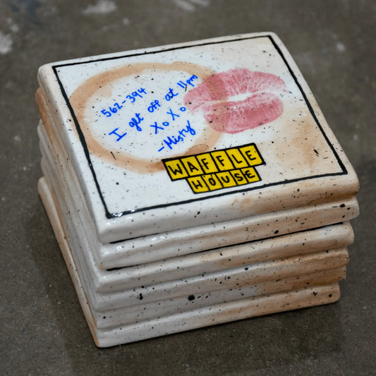 USED DINER NAPKIN COASTER House of Savage