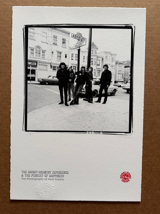 Dead On Haight, Deckle Edge Fine Art Paper Print, Commemorative Show Poster