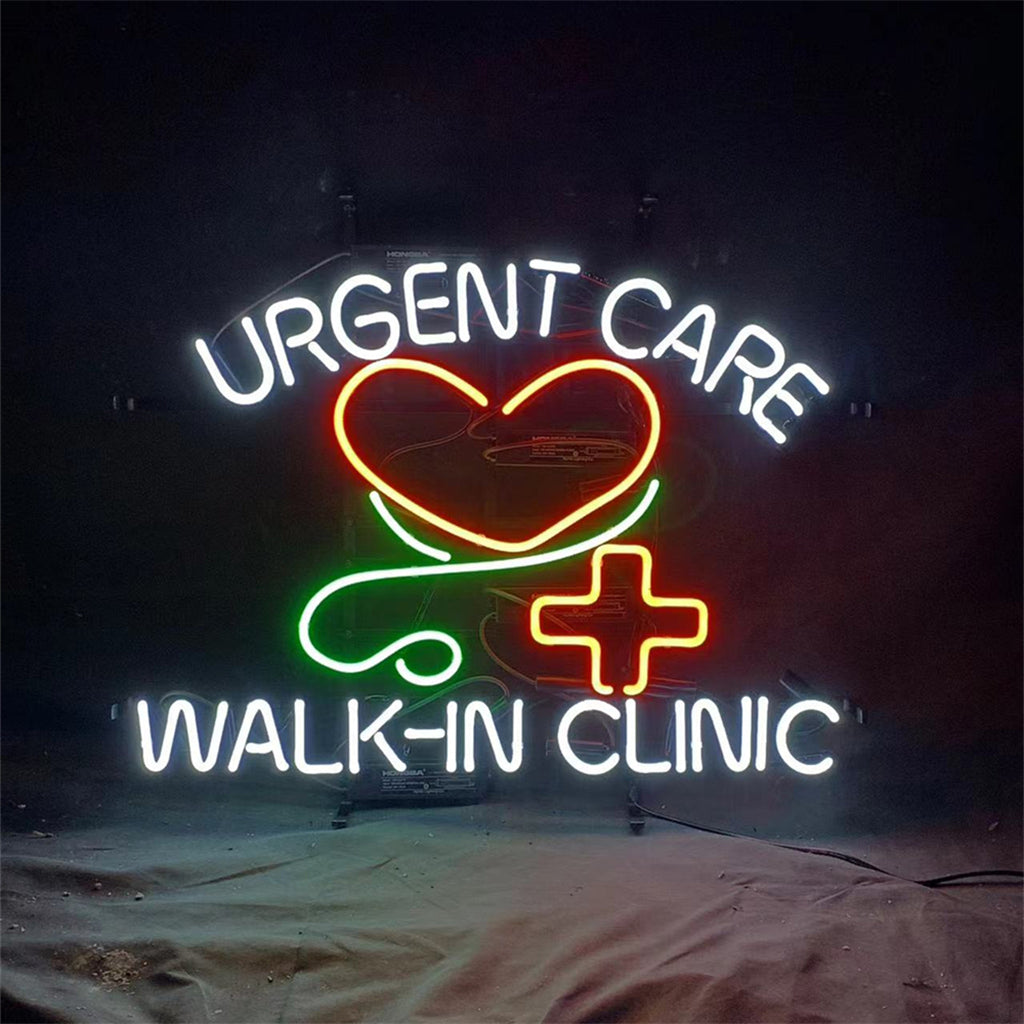 Urgent Care Walk in Clinic Neon Light Sign Neon Signs Land