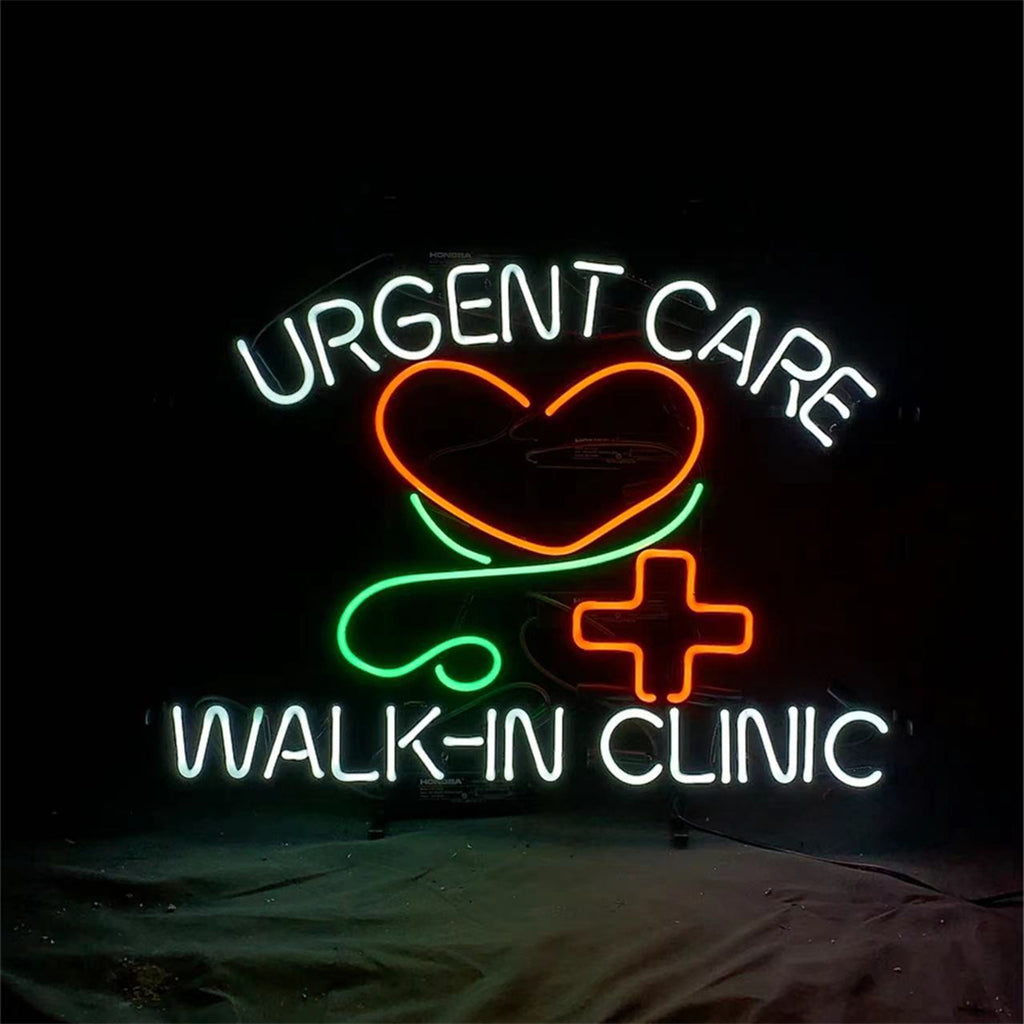 Urgent Care Walk in Clinic Neon Light Sign Neon Signs Land