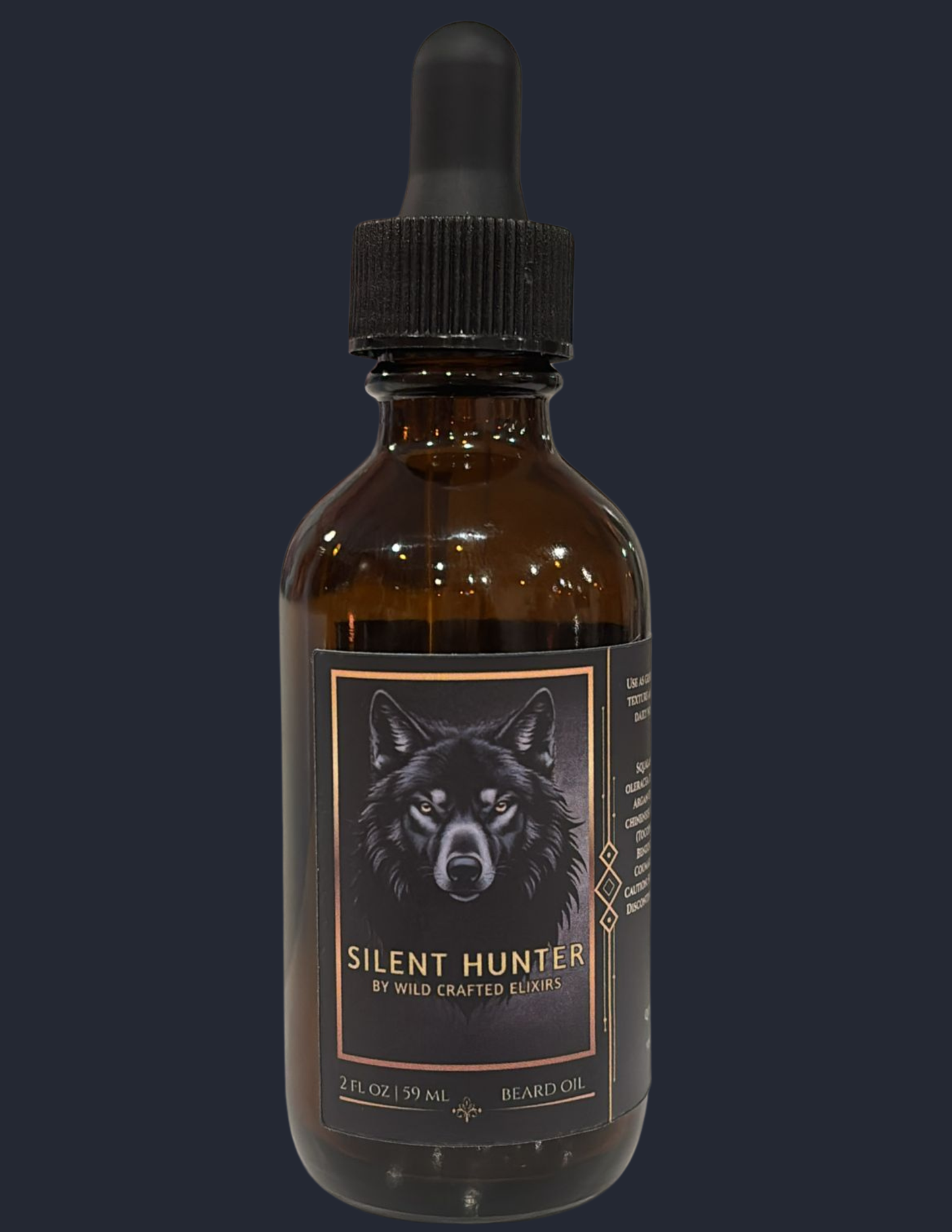 Men's Silent Hunter Beard Oil - Premium Beard Conditioning (2 fl oz)