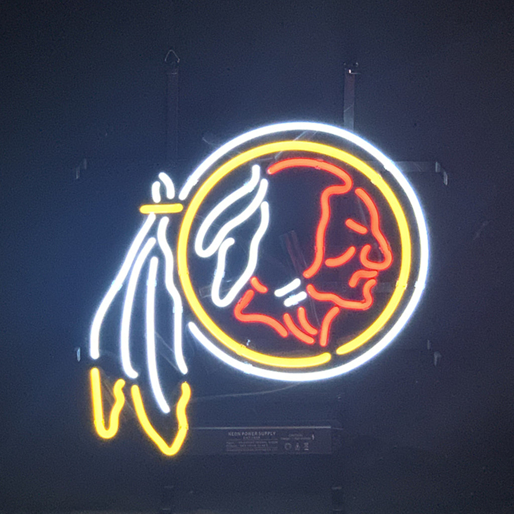 Washington Redskins Sport Logo Neon Signs Light Neon Signs Land