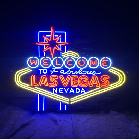 Classic Welcome to Las Vegas Nevada Neon Signs Neon Signs Land