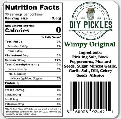 Dill aka "Wimpy Original" Spice Pack