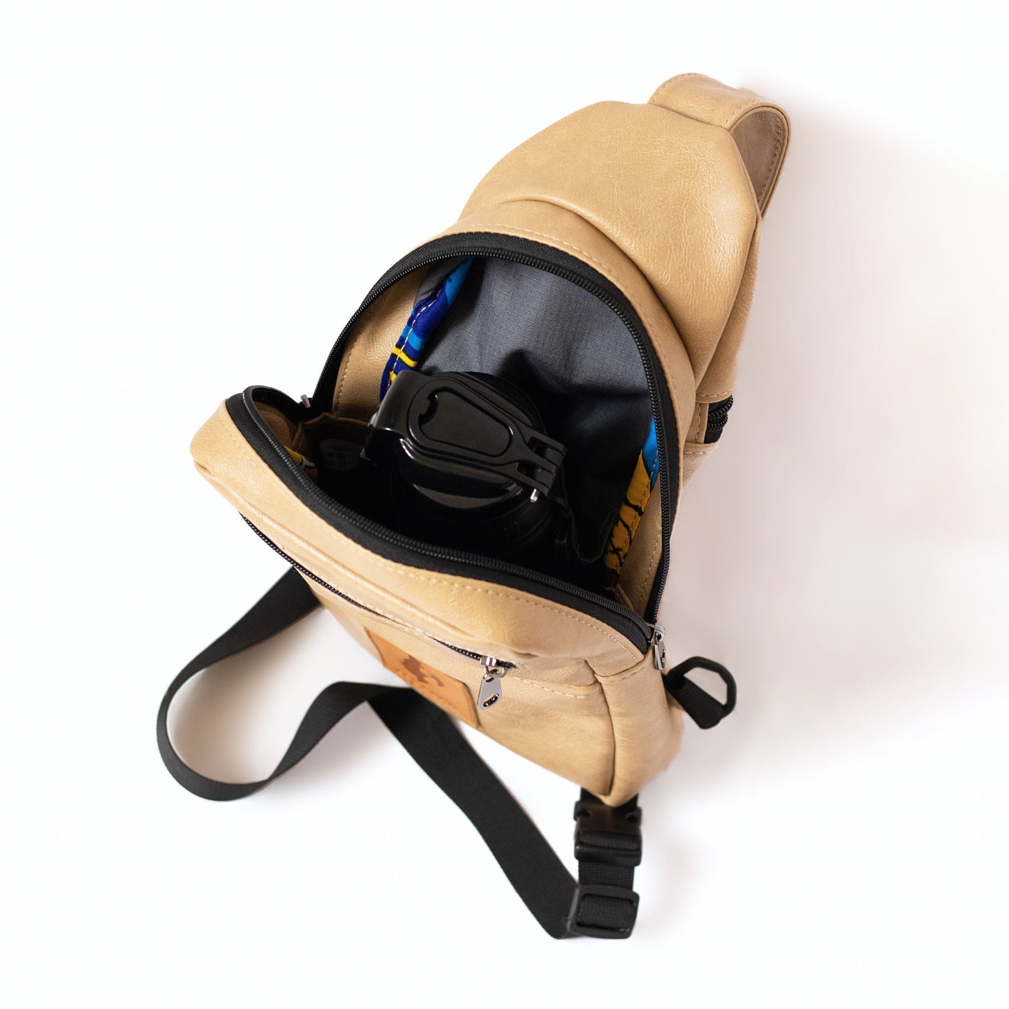 Large Vegan Leather Crossbody Sling Bag | Umoja