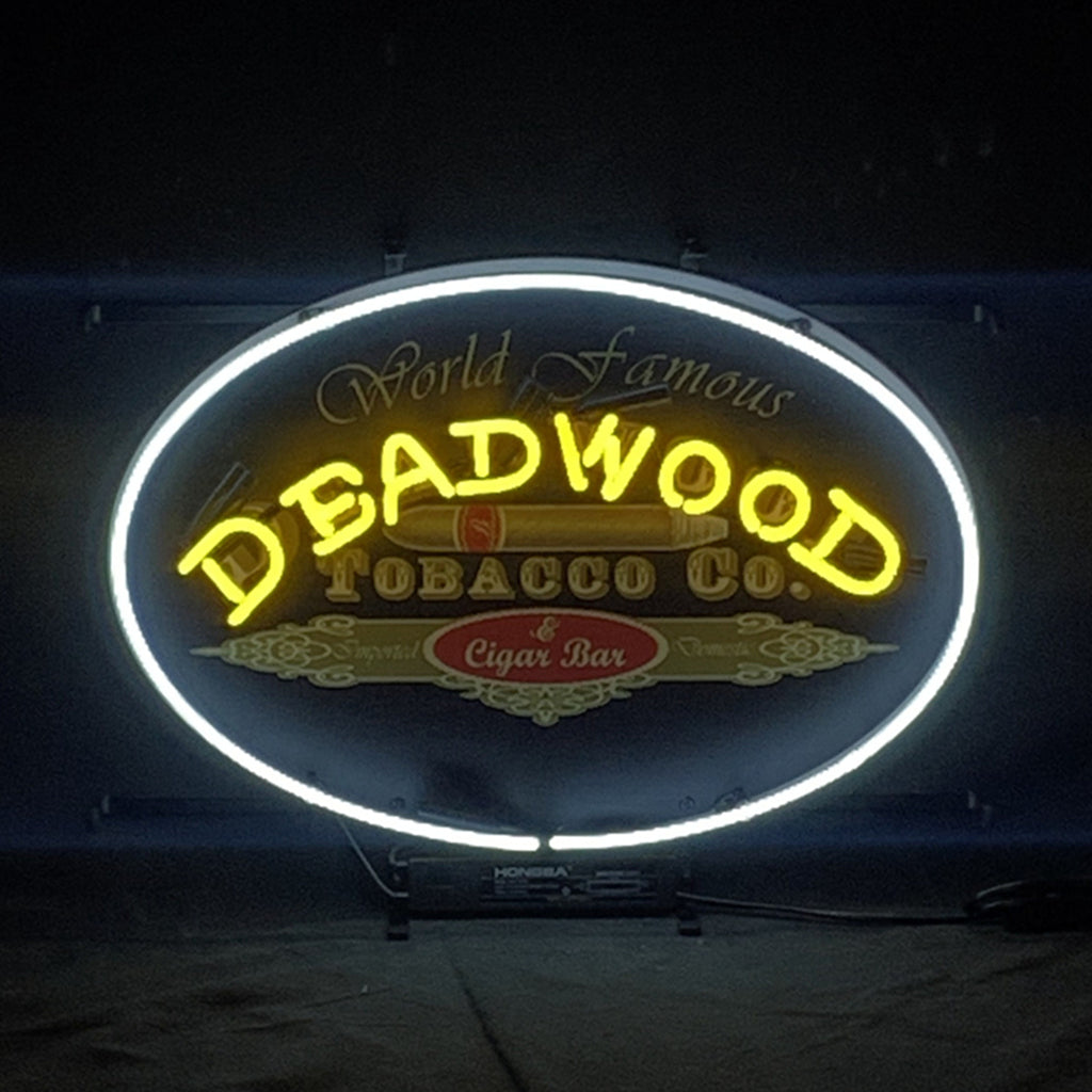 World Famous Deadwood Tobacco_Co. Cigar Neon Light Sign Neon Signs Land