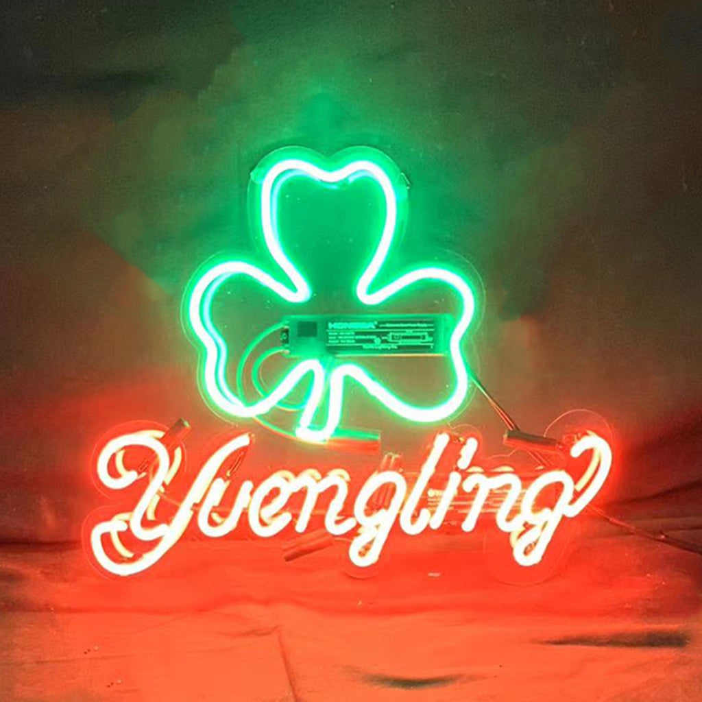 Yuengling Lager Clover Neon Light Sign Neon Signs Land