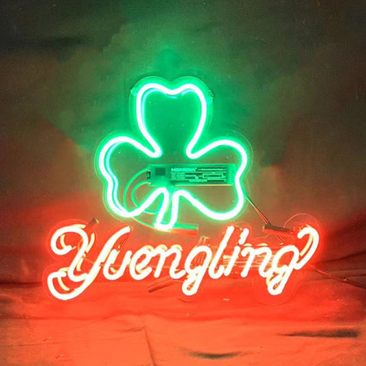 Yuengling Lager Clover Neon Light Sign Neon Signs Land