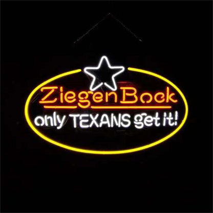 Ziegen Bock Only Texans Get it Neon Light Sign Neon Signs Land