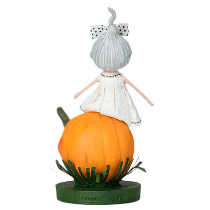 A Little Halloween Spirit Figurine by Lori Mitchell *NEW FOR 2025*