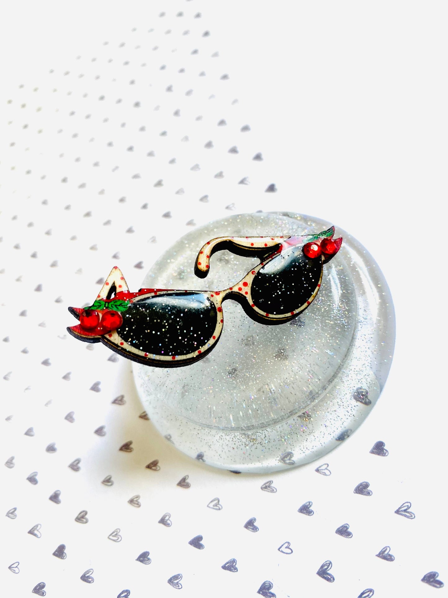 Retro 50s Sunglasses Pin by Rosie Rose Parker Quirks!