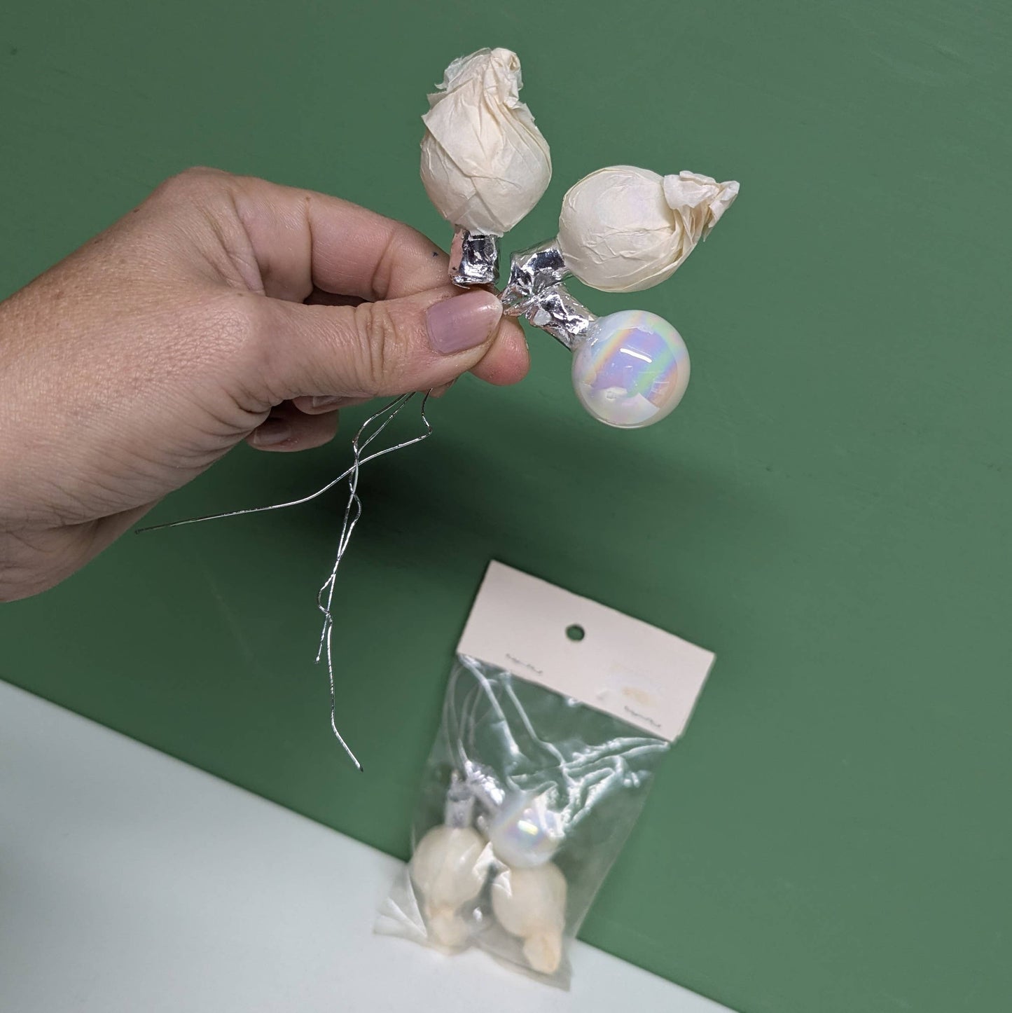 Vintage Iridescent Glass Ball Picks New Old Stock Quirks!