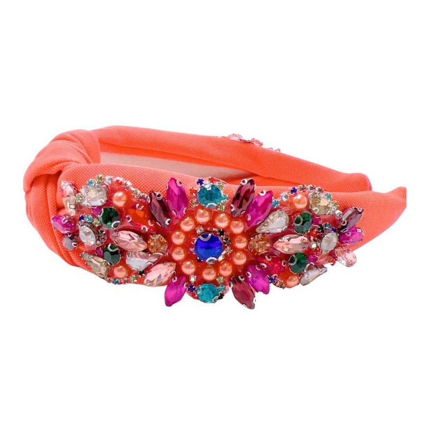 Stunning Gem Headband - Orange Quirks!