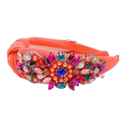 Stunning Gem Headband - Orange Quirks!