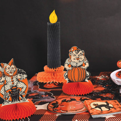 Vintage Halloween Honeycomb Centerpieces Set of 4 Quirks!