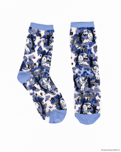 Casper and Trees Sheer Crew Sock Quirks!