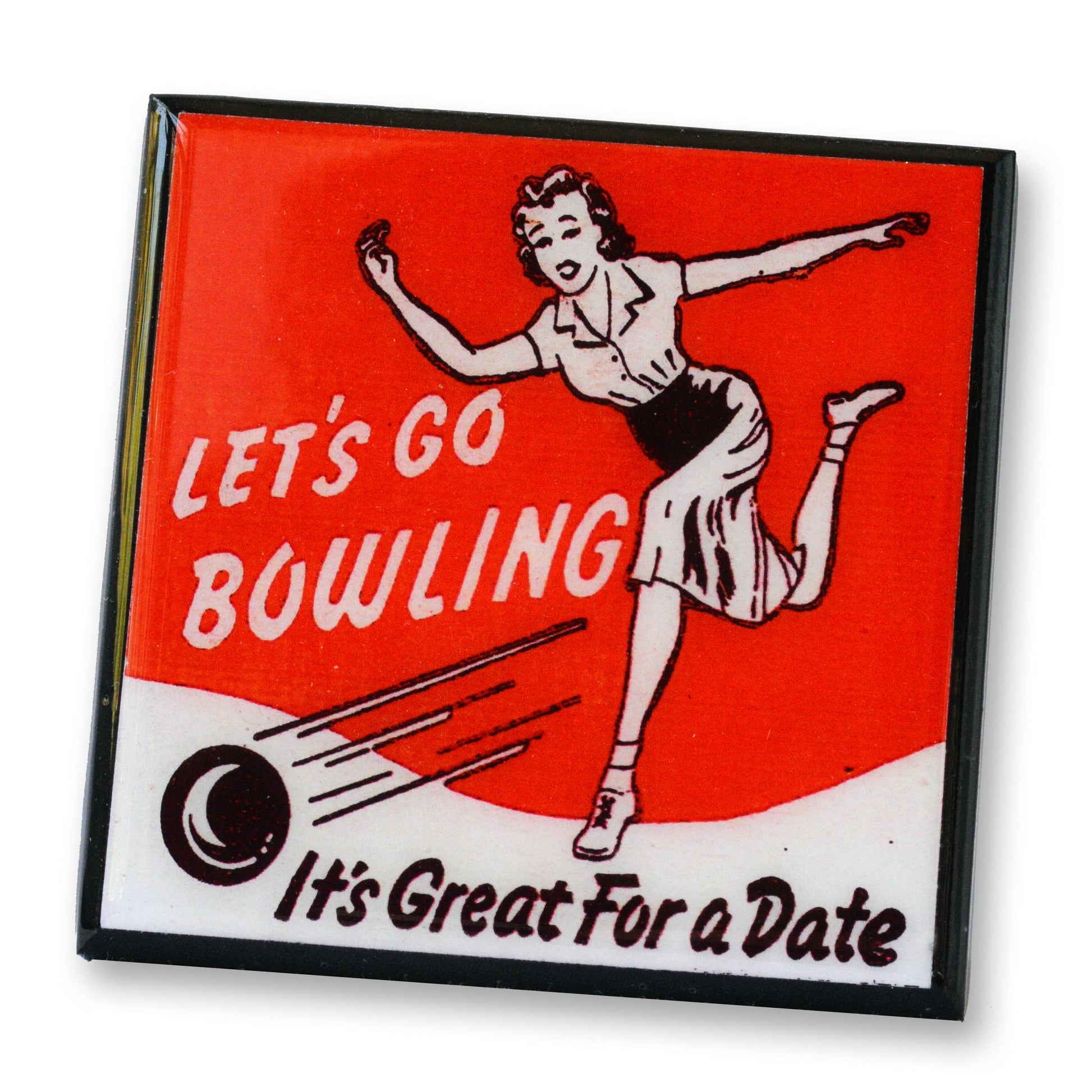 Lets Bowl!  Vintage Bowling Coaster Set Quirks!