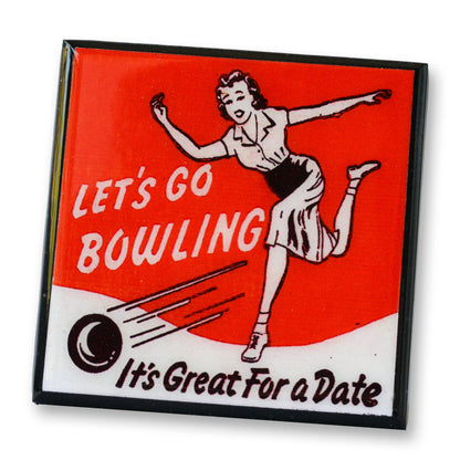 Lets Bowl!  Vintage Bowling Coaster Set Quirks!