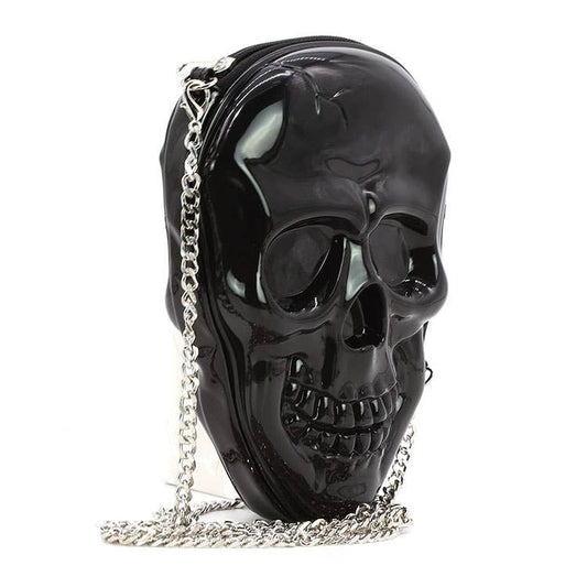 Skull Head Crossbody Bag -BLACK Quirks!