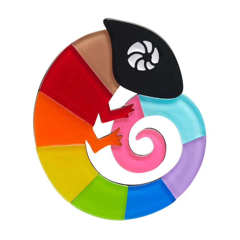 Carmel's Chameleon Brooch by Erstwilder Quirks!