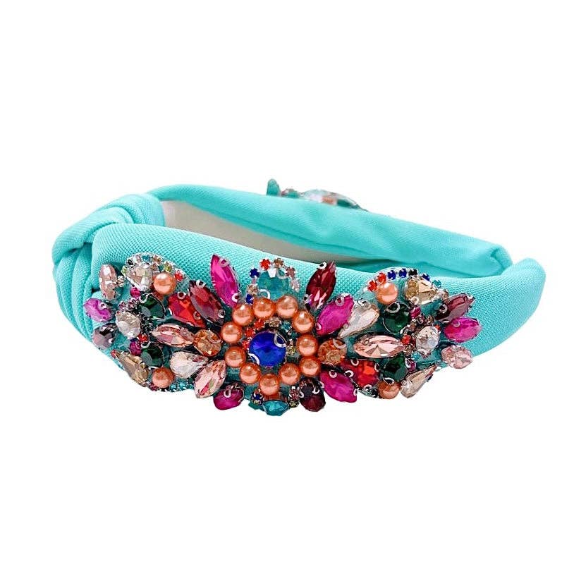 Stunning Gem Headband - Aqua Quirks!