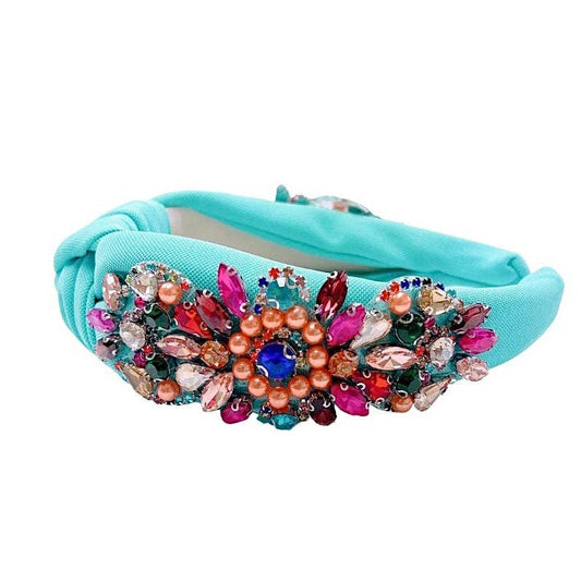 Stunning Gem Headband - Aqua Quirks!
